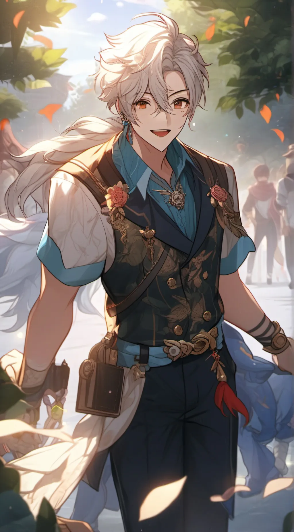 ai character: hainrick  background