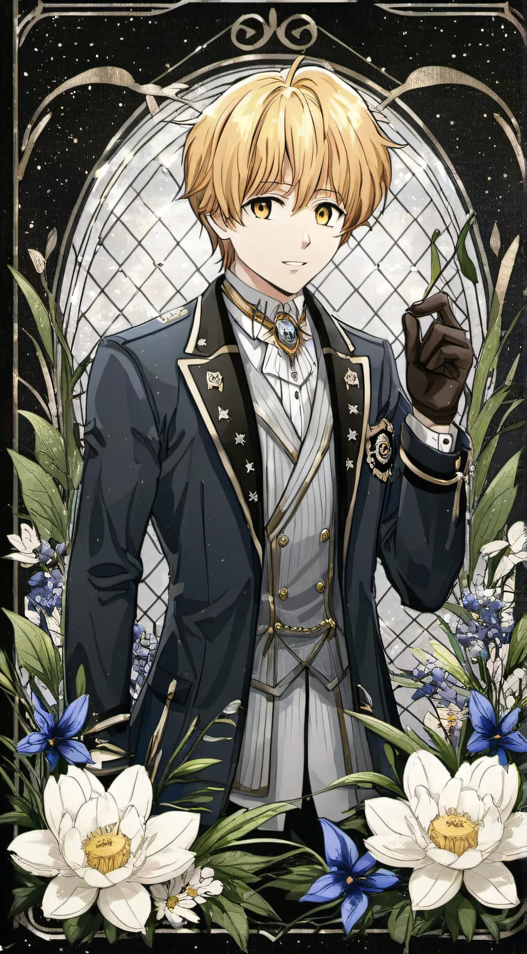 ai character: Zenitzu  background