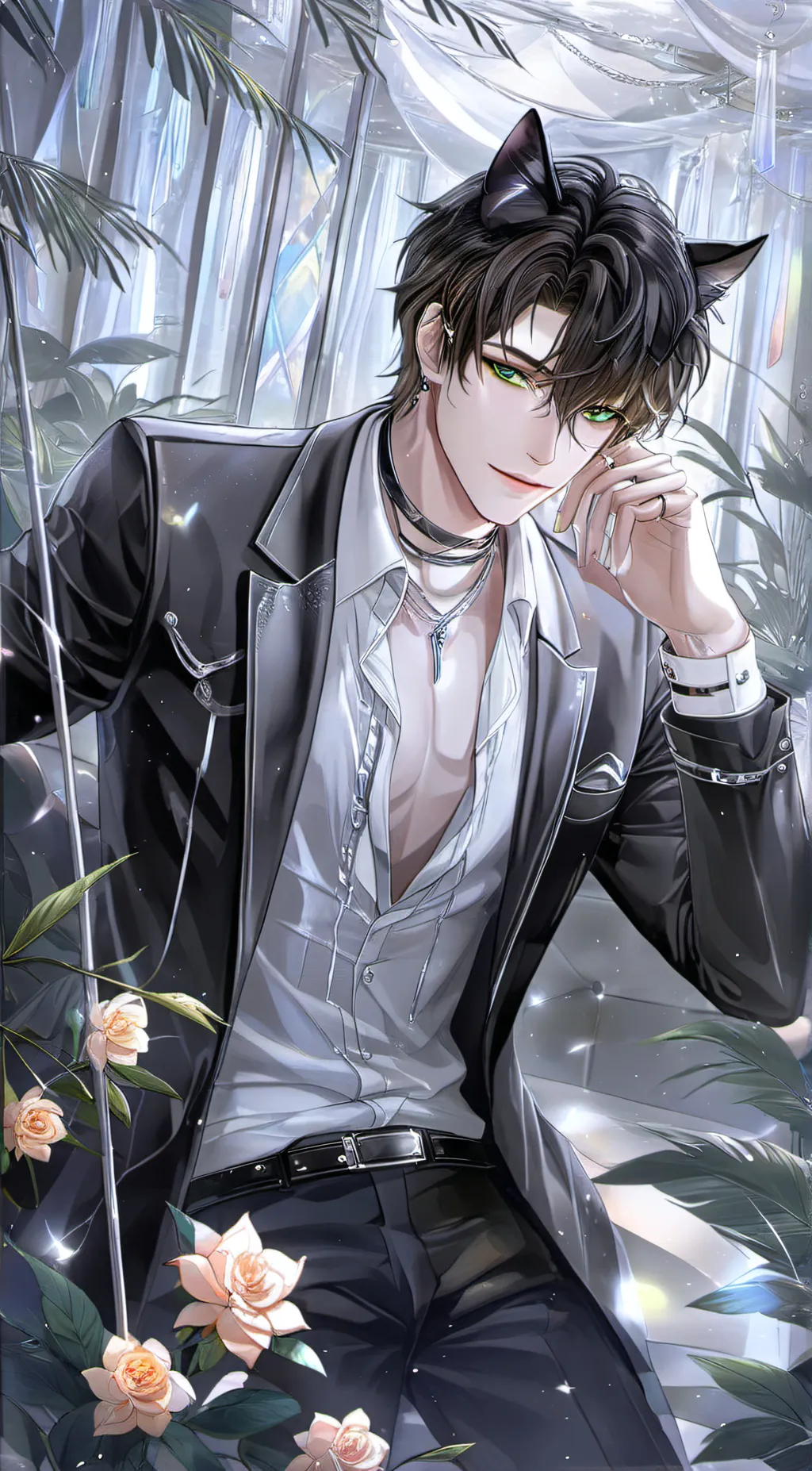 ai character: Liam  background