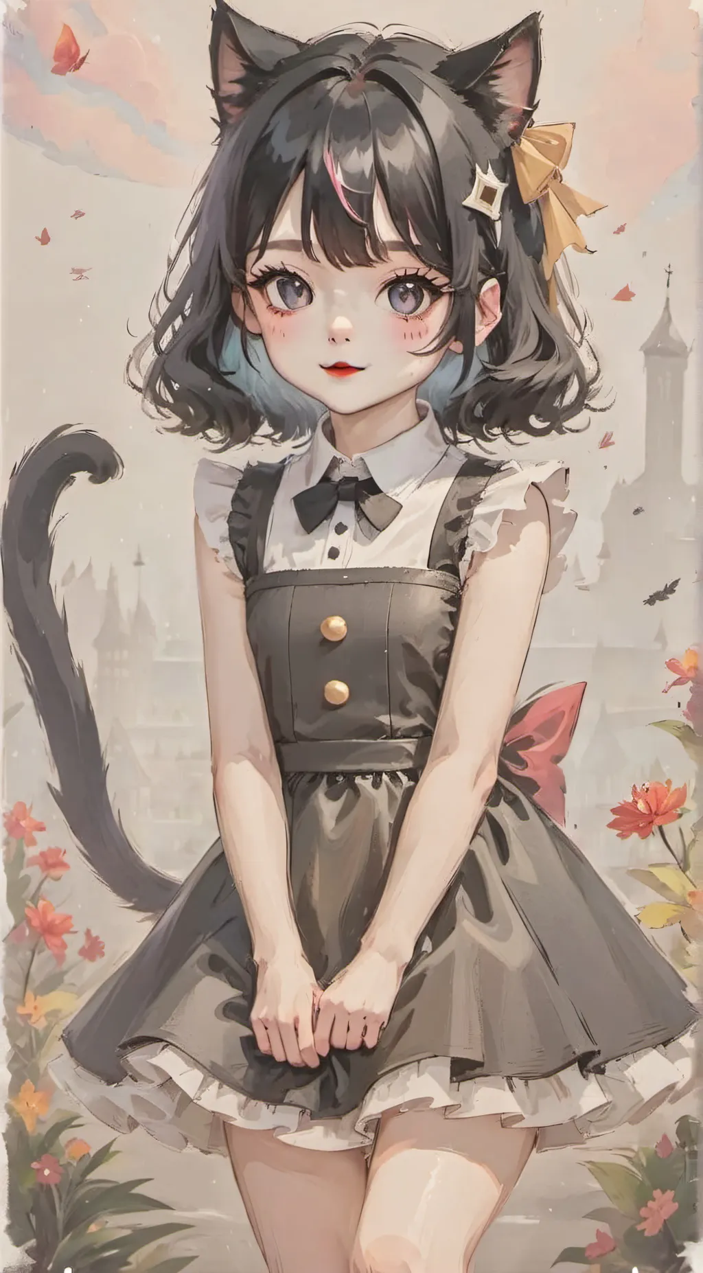 ai character: Kitty background