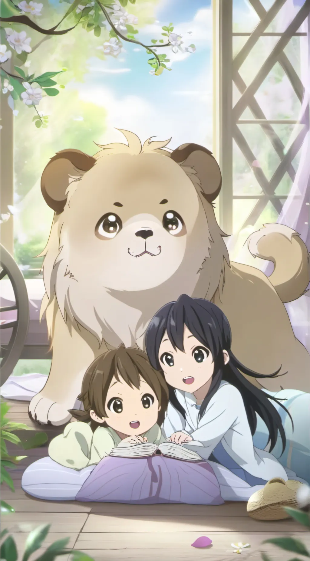 ai character: muffin background