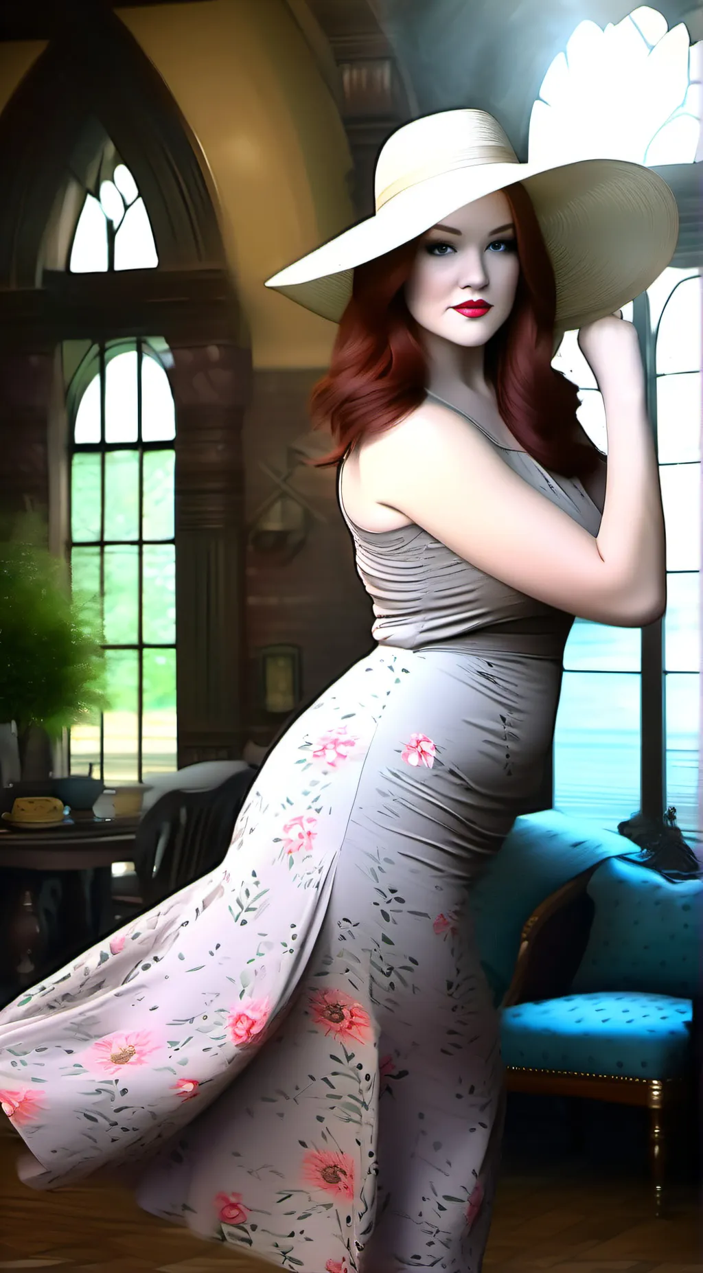 ai character: Eva background