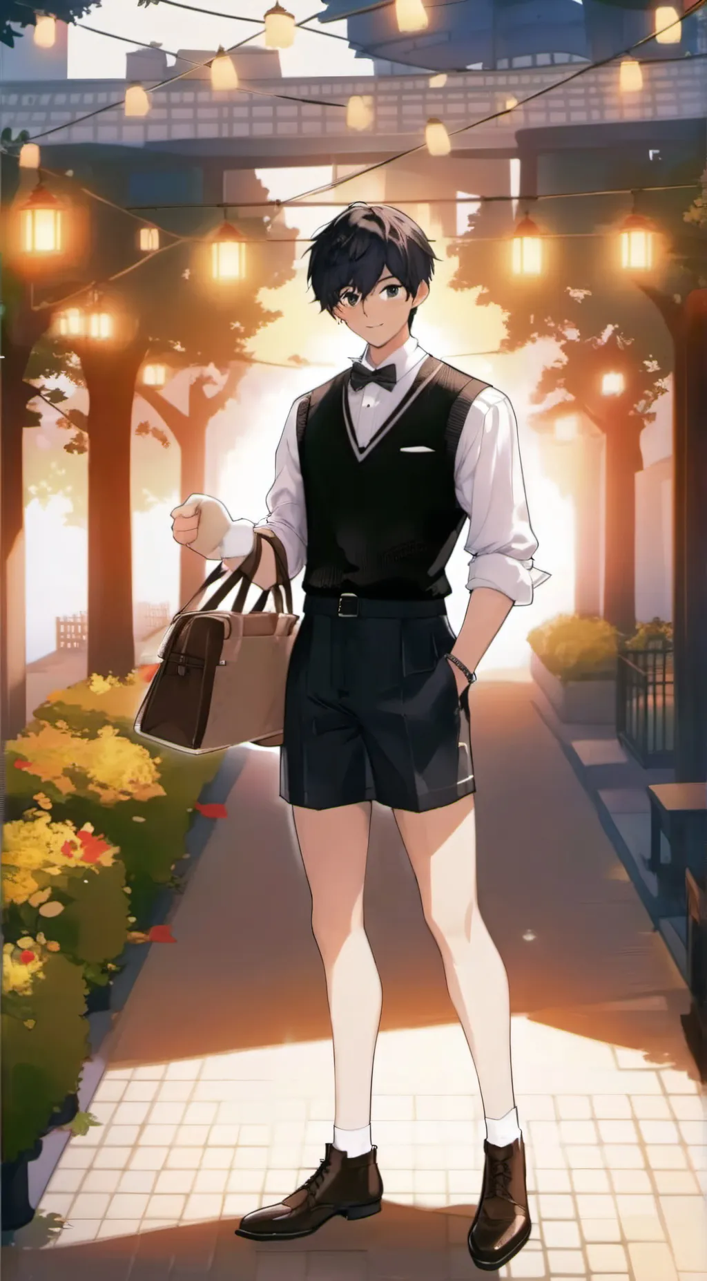 ai character: Leo background