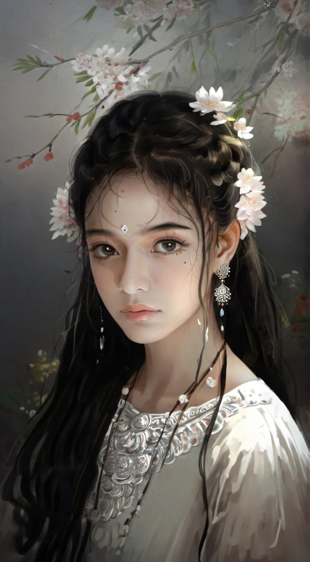 ai character: 💫Amethyst Crystal💫 background