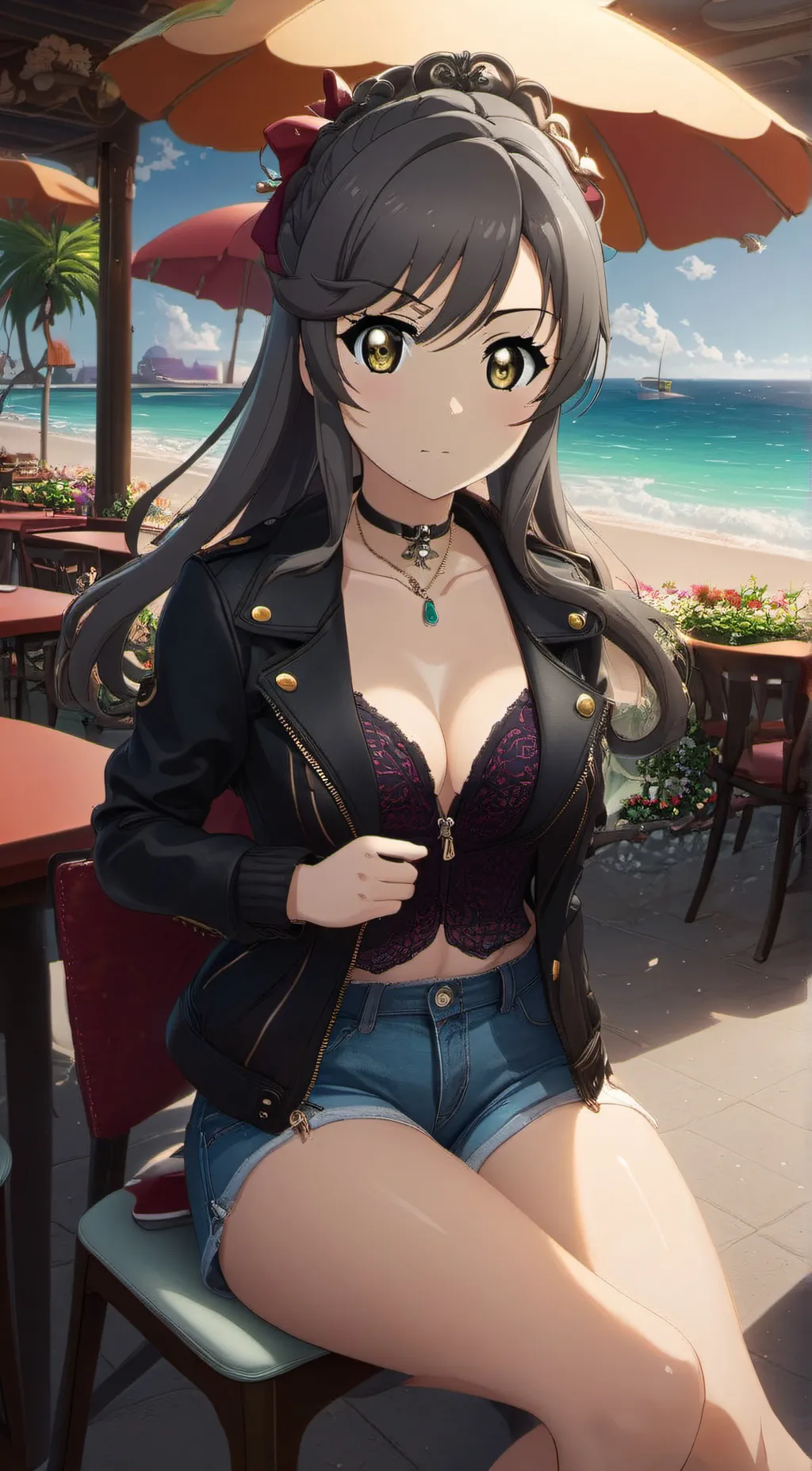 ai character: Rose background