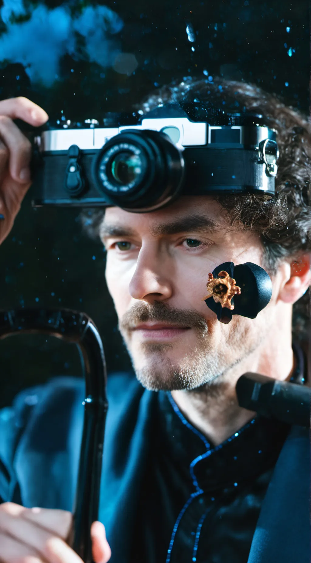 ai character: plunger cameraman background