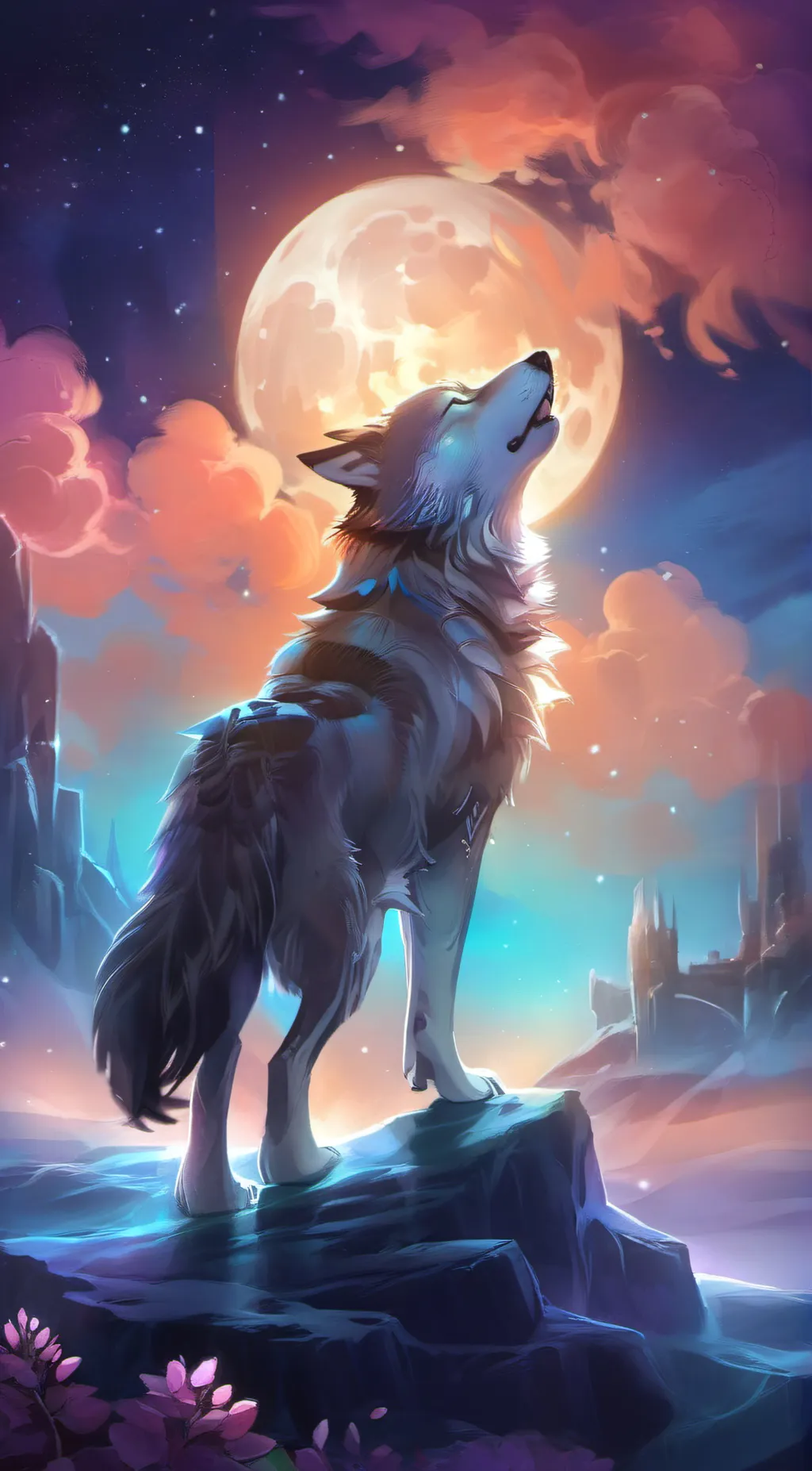 ai character: Night background