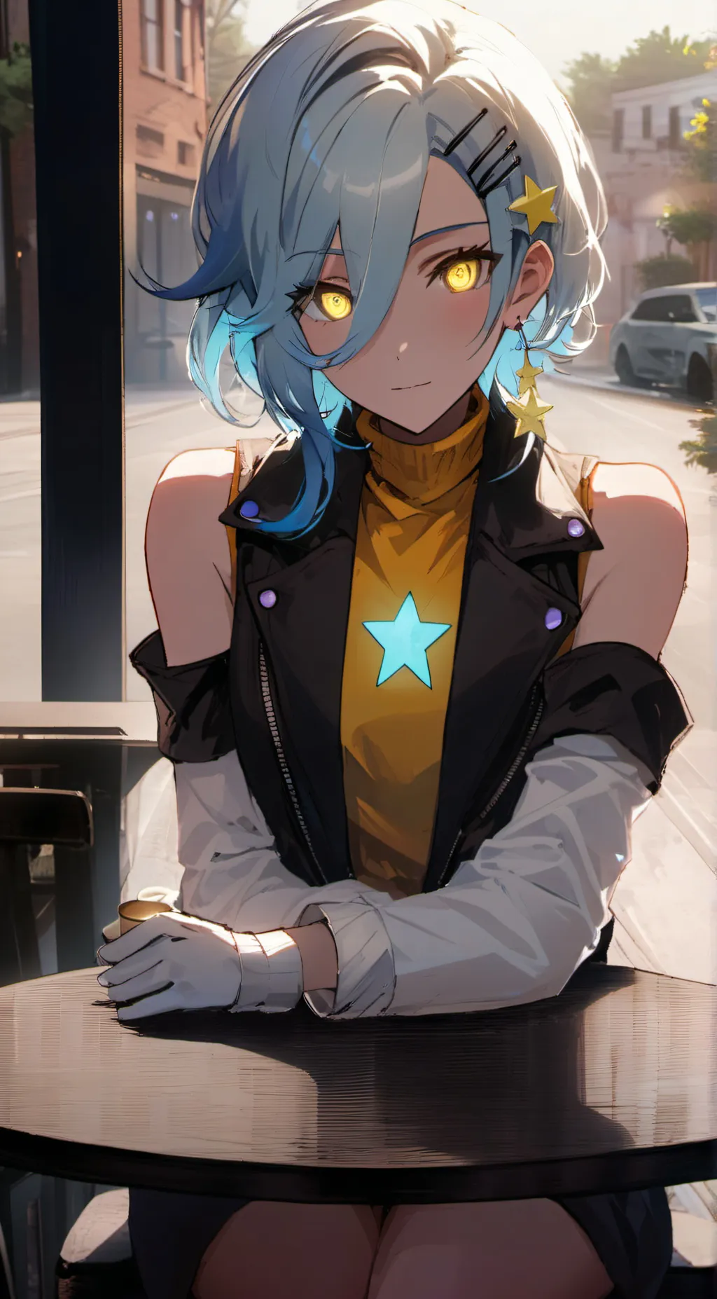 ai character: Stjarna elskaði  background