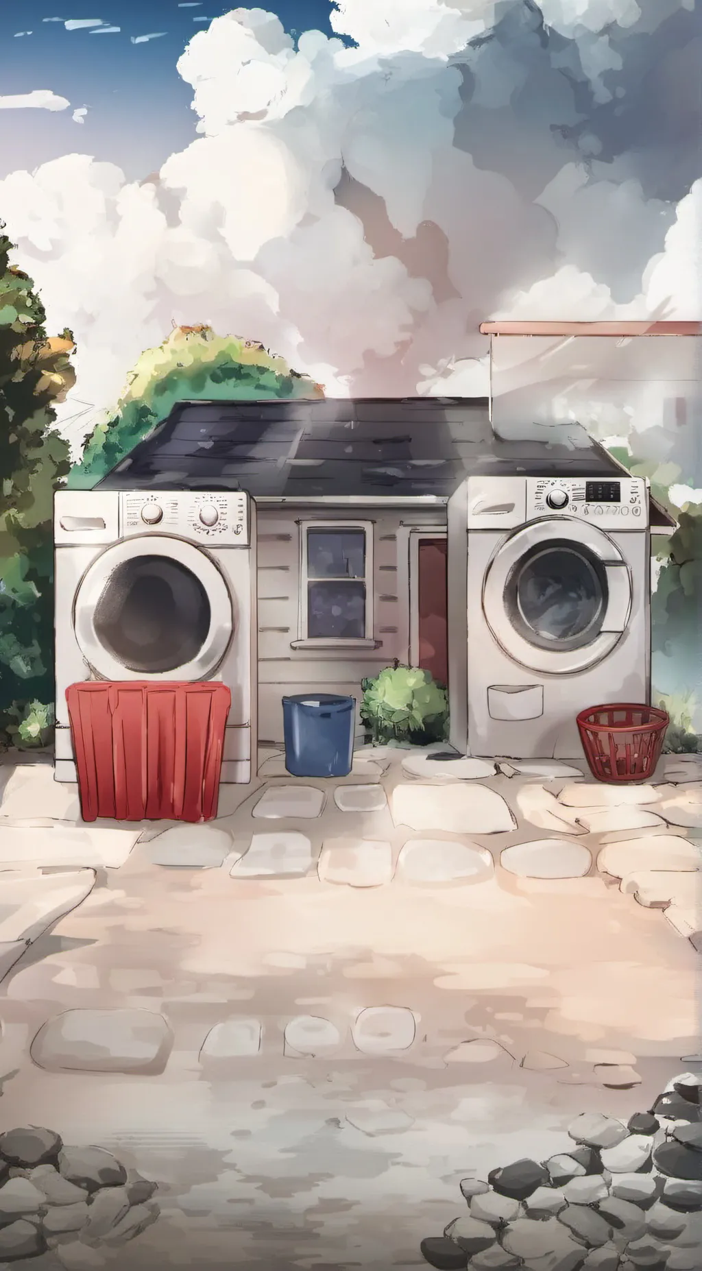 ai character: Samsung Qdrive. background