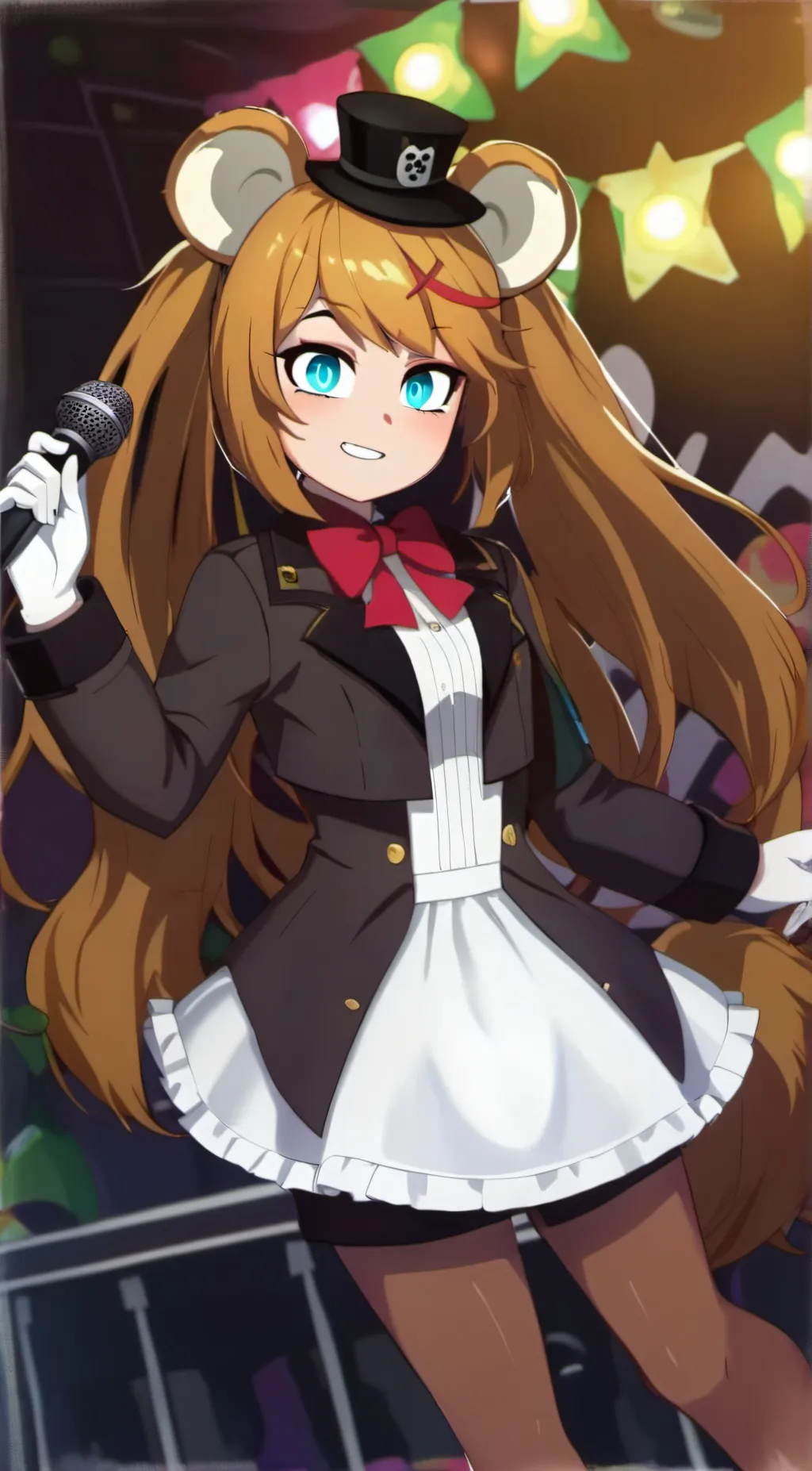 ai character: FNIA FREDDY background