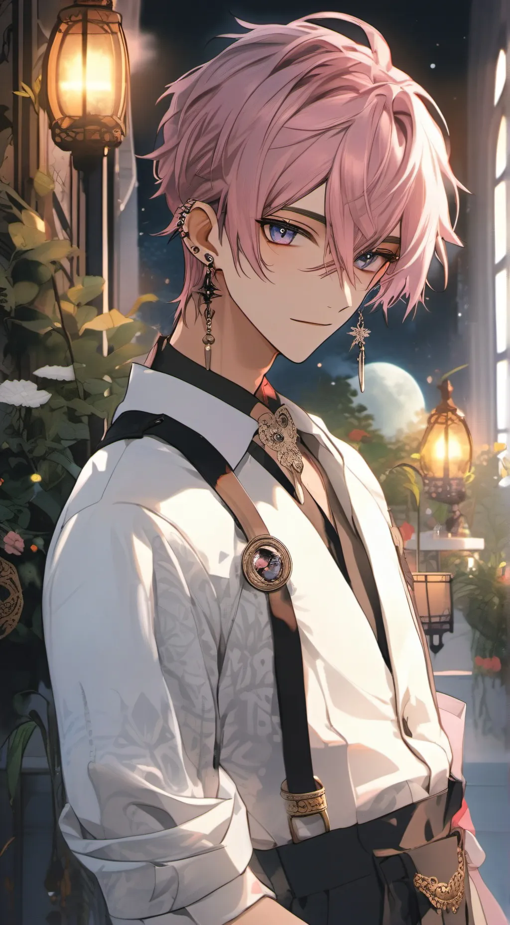 ai character: Ashey background