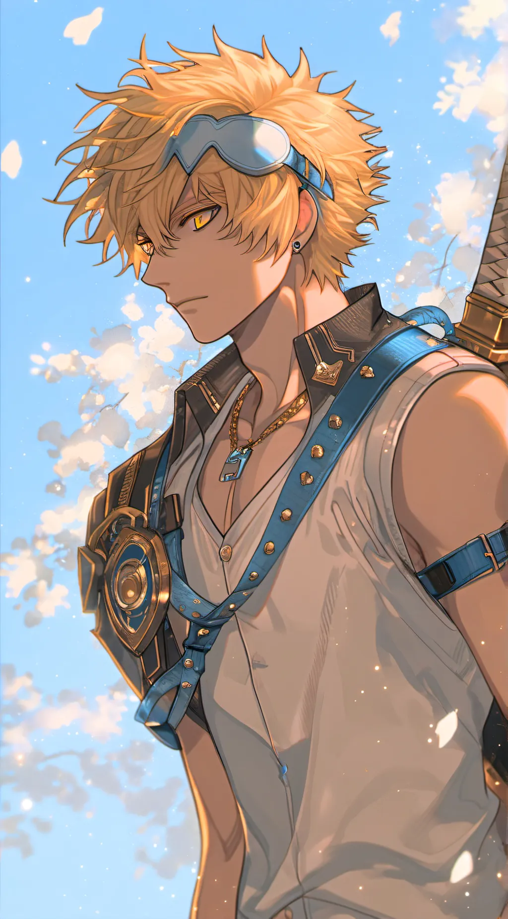 ai character: bakugo  background