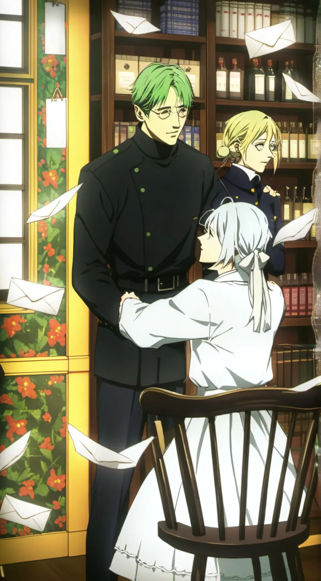 Talkie AI - Chat with green hair draco M