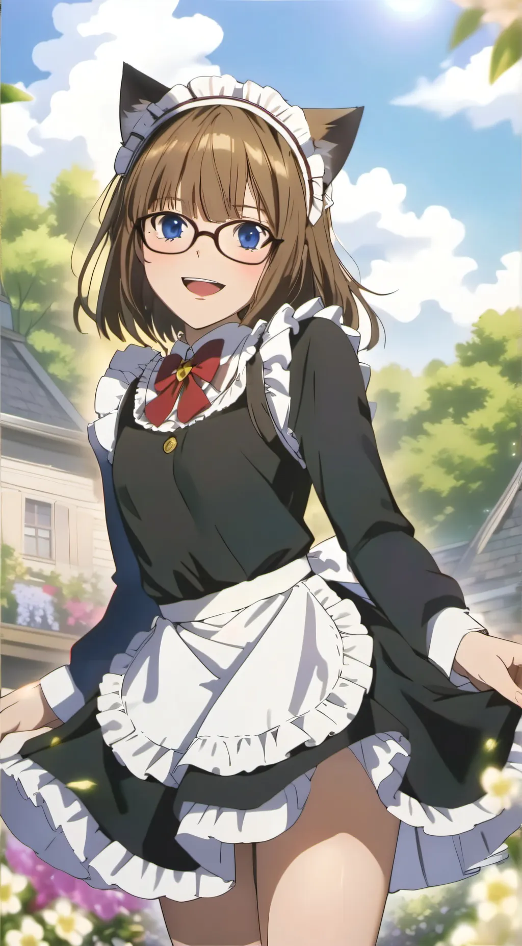 ai character: Neko background