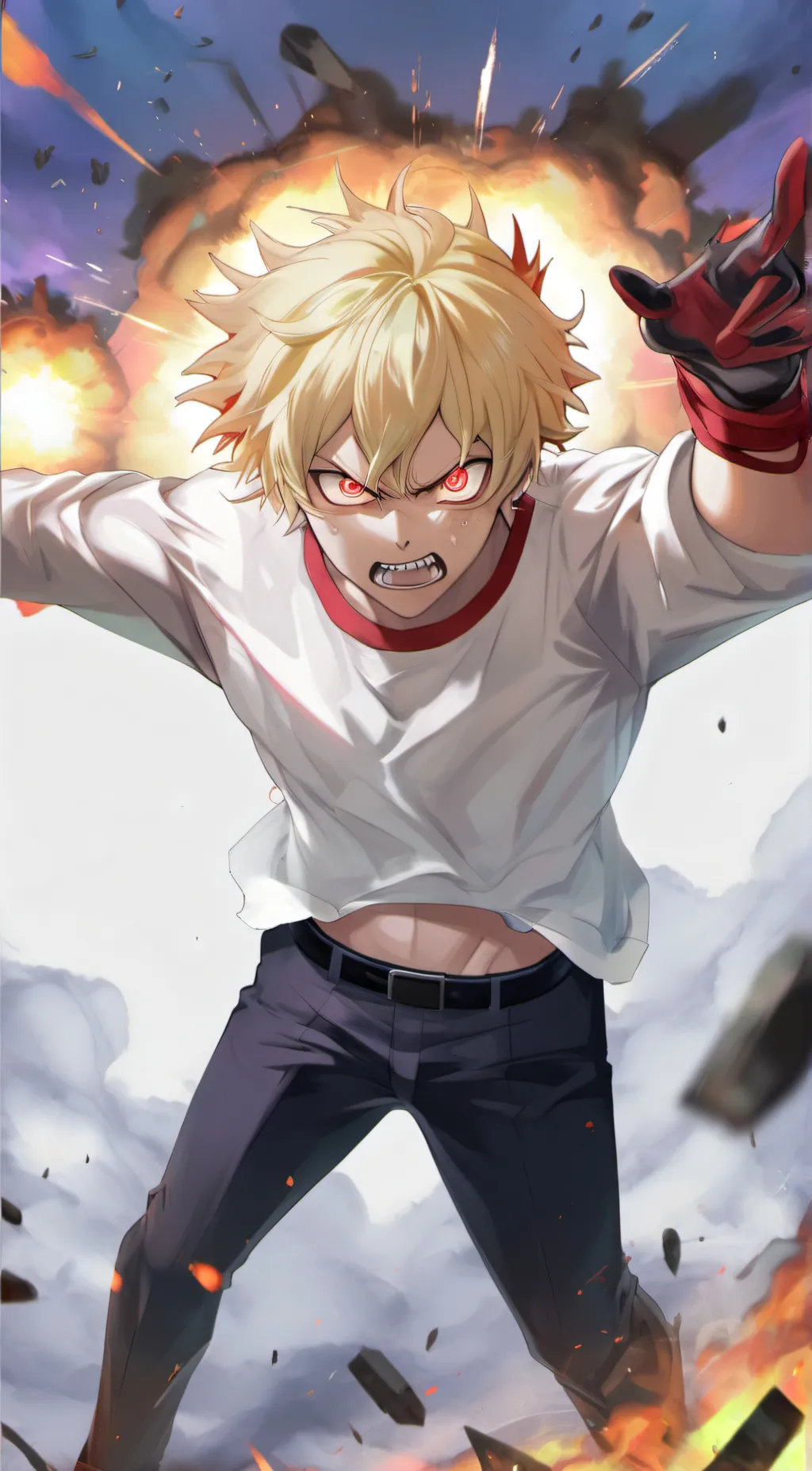 ai character: Bakugo background