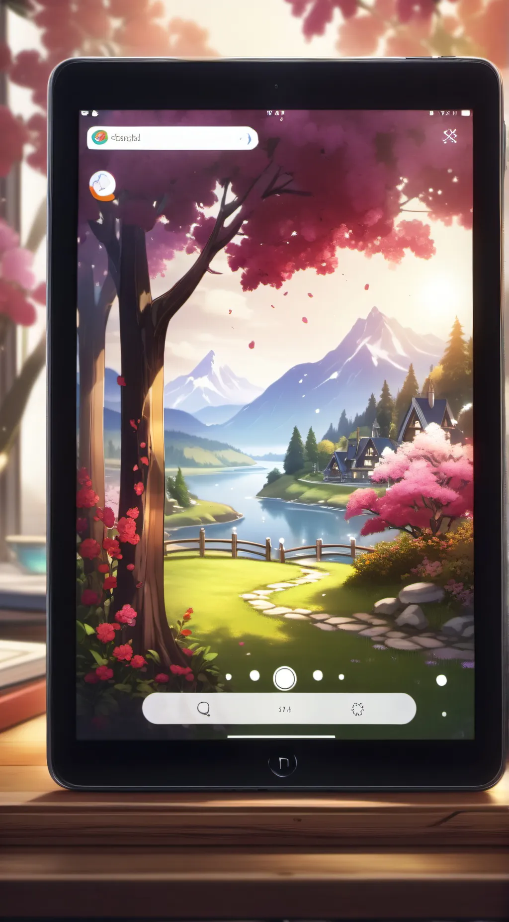 ai character: Just an iPad… background