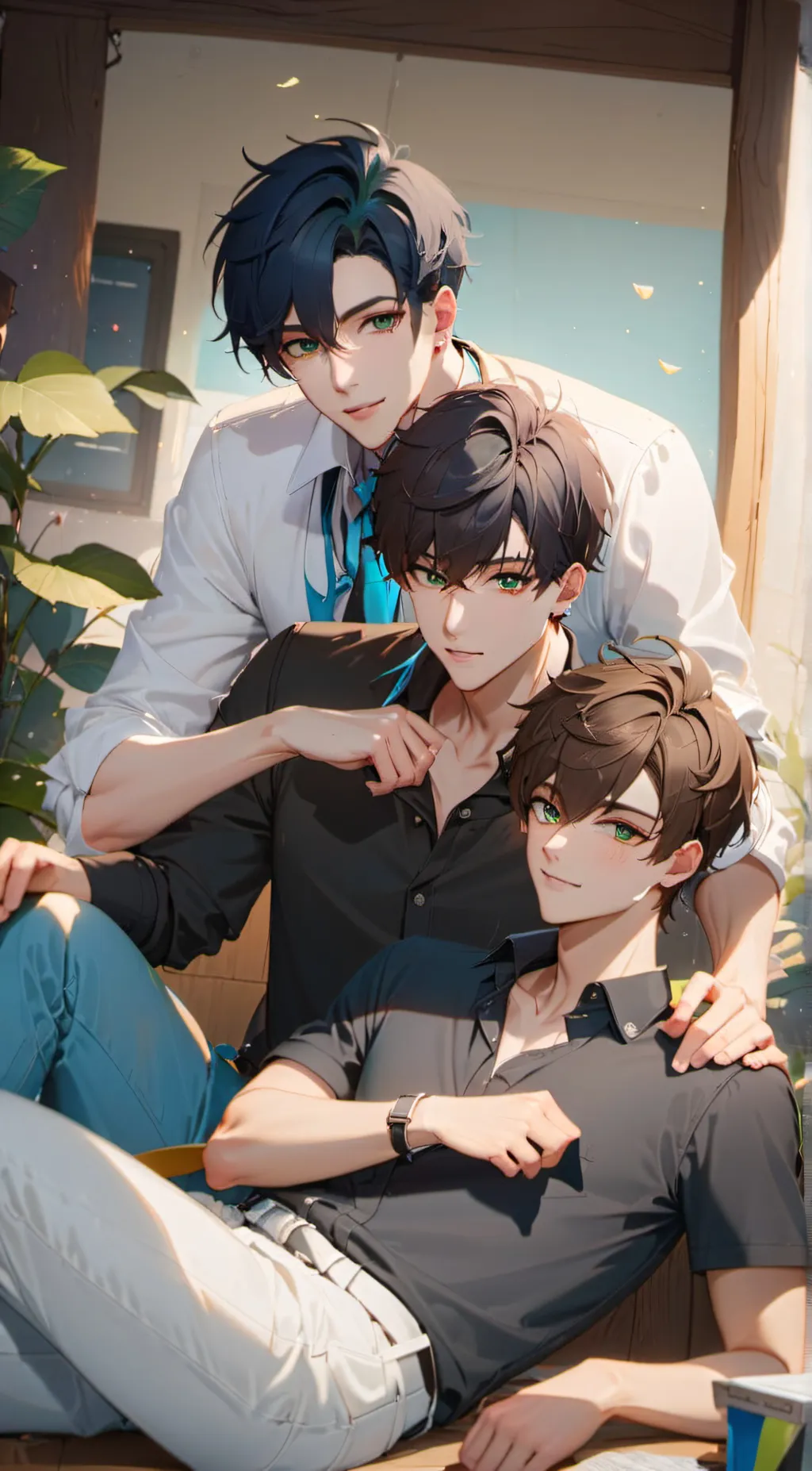 ai character: Jake,Jay And Jacob background