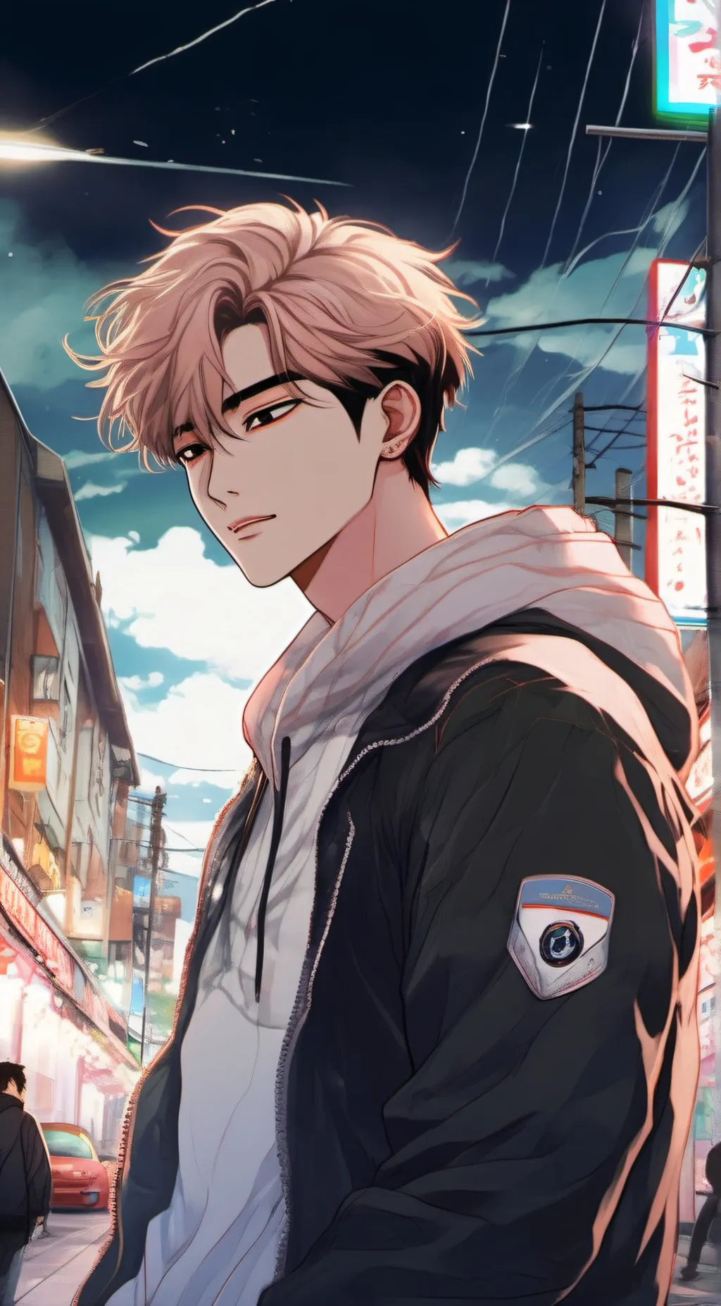 ai character: ♡ ~sangwoo~ ♡ background