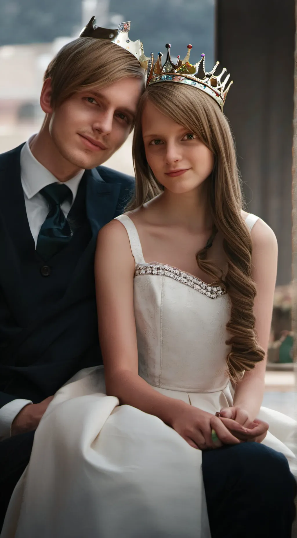 ai character: royal parents  background