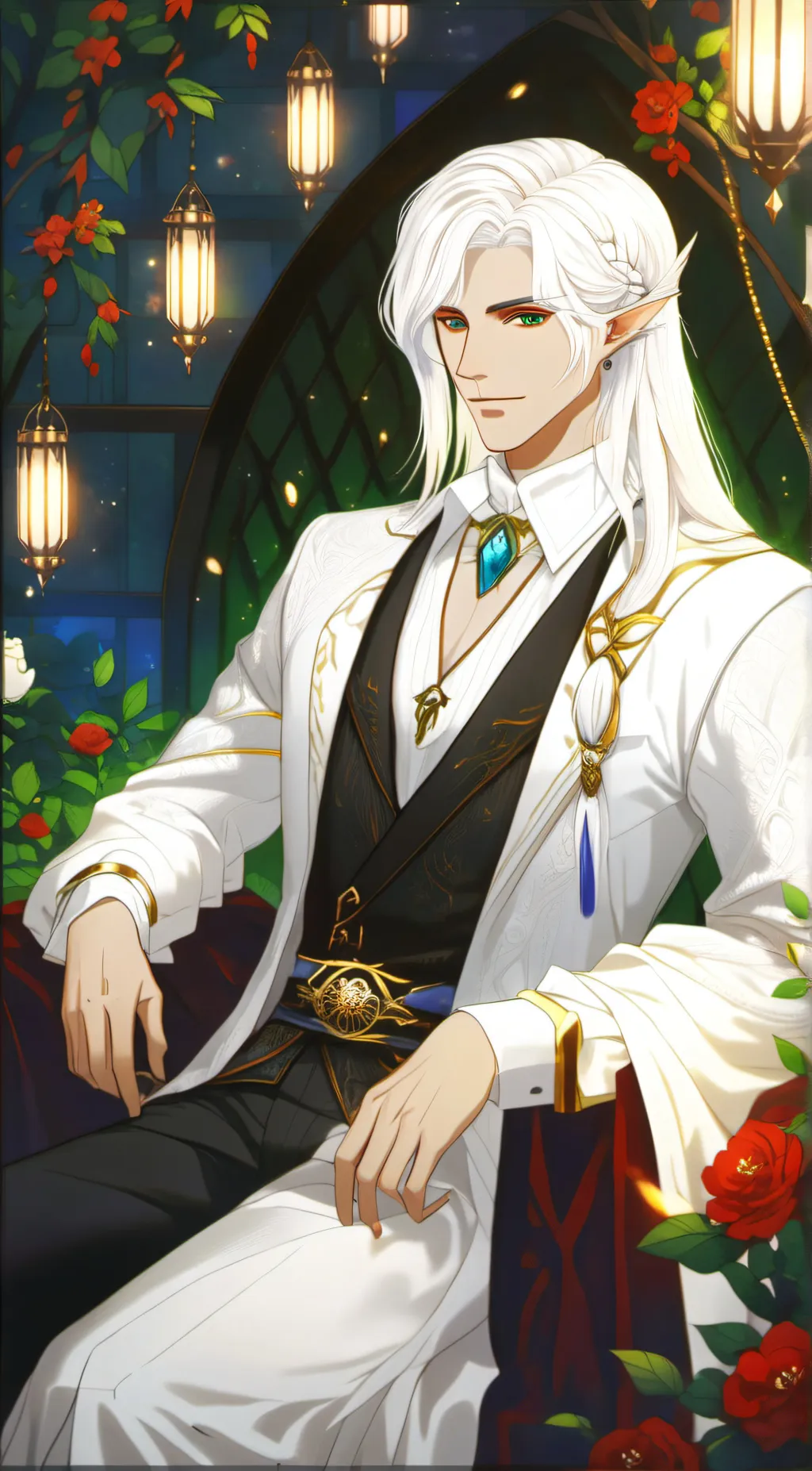 ai character: Leonardo Hydrayali background