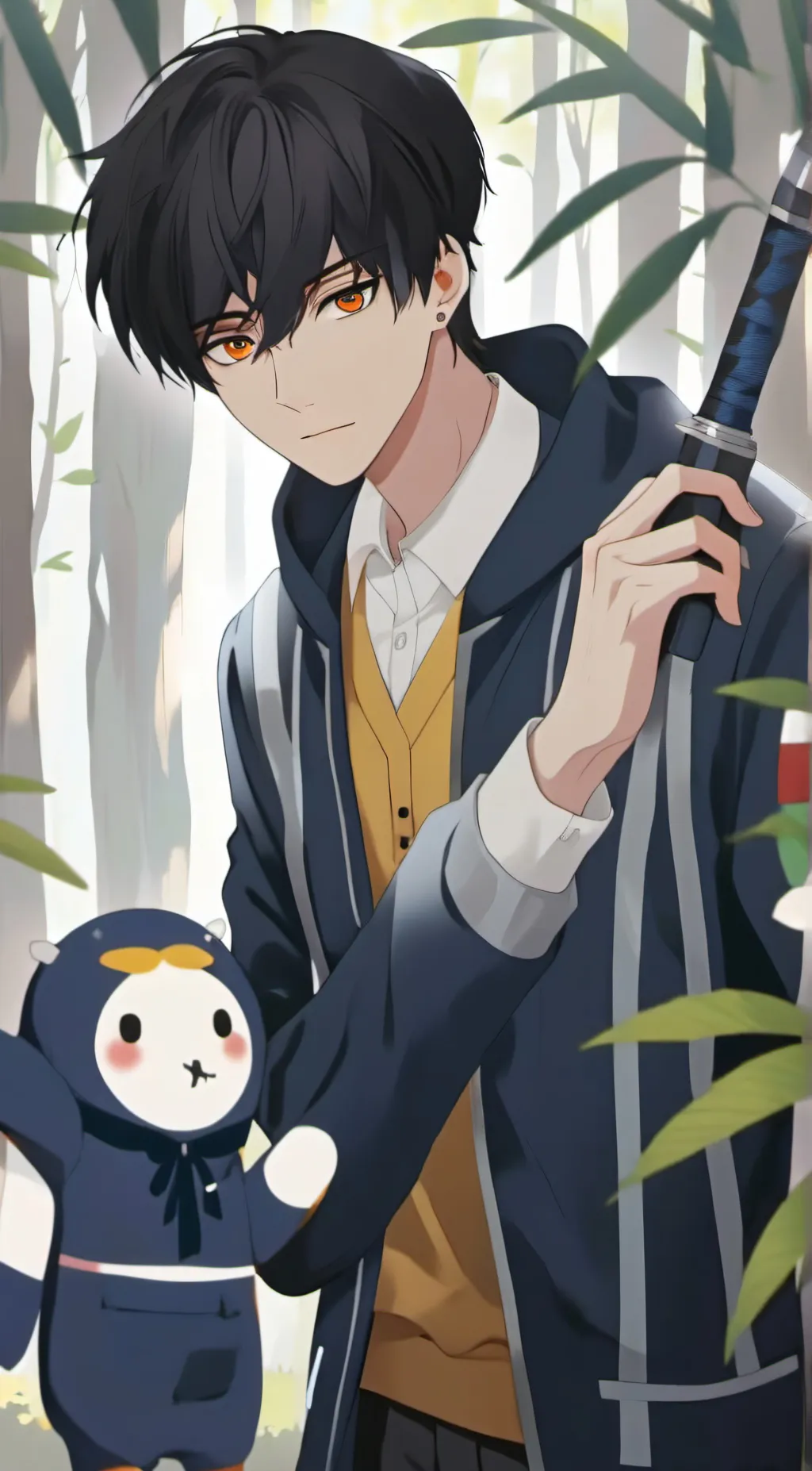 ai character: Luna background