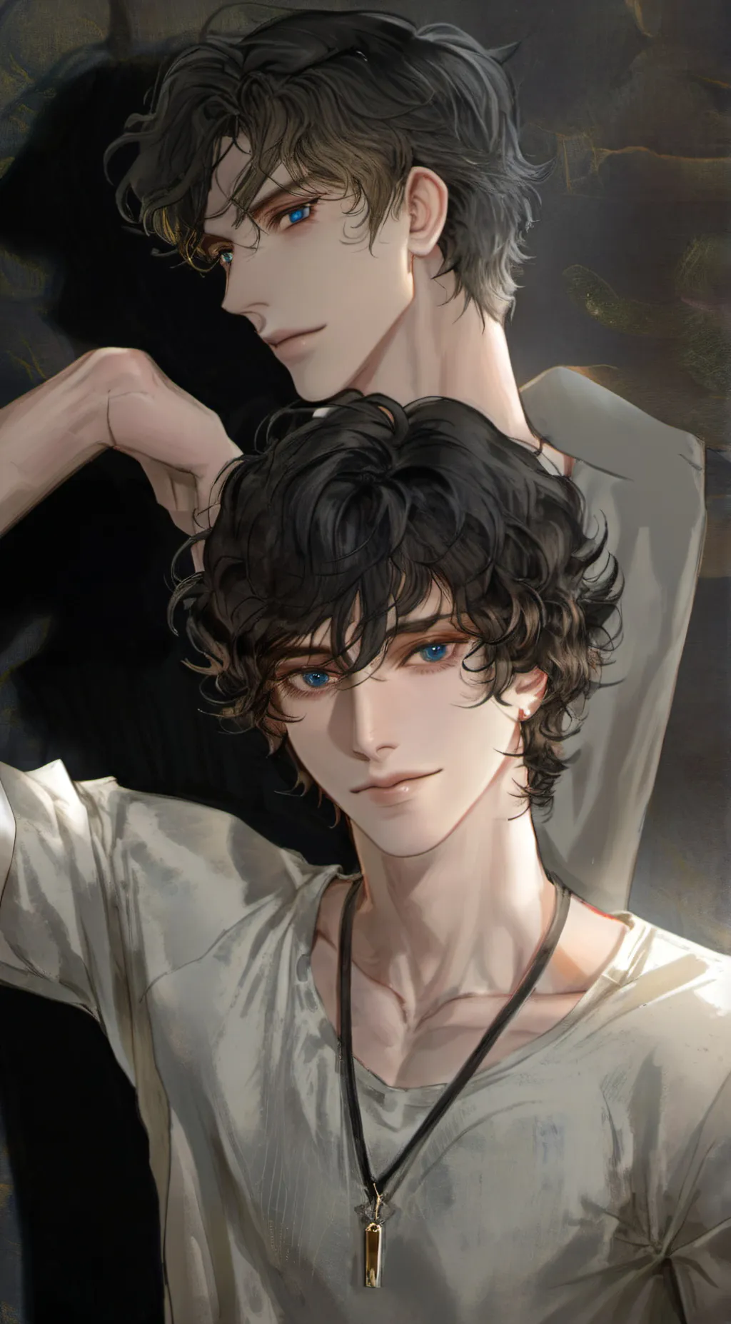 ai character: (Wip) Luca & Lucas background