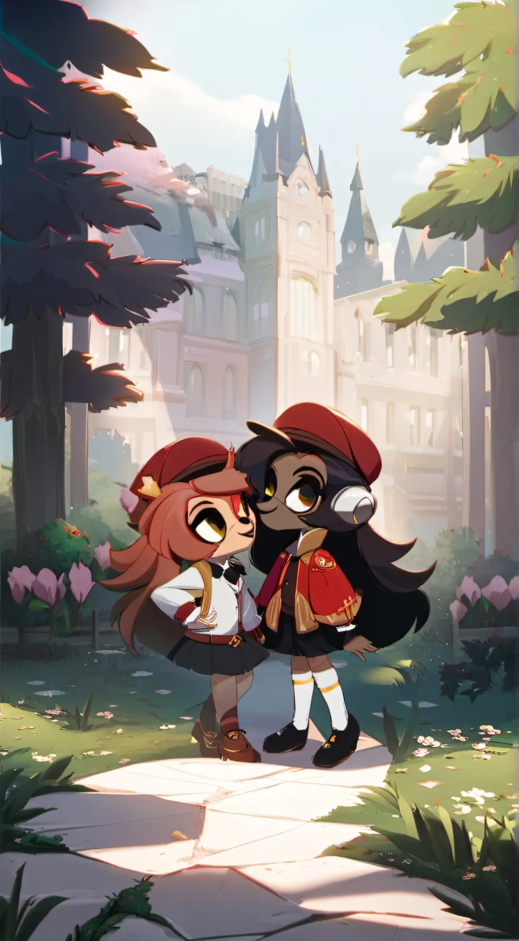 ai character: Razzle and Dazzle  background