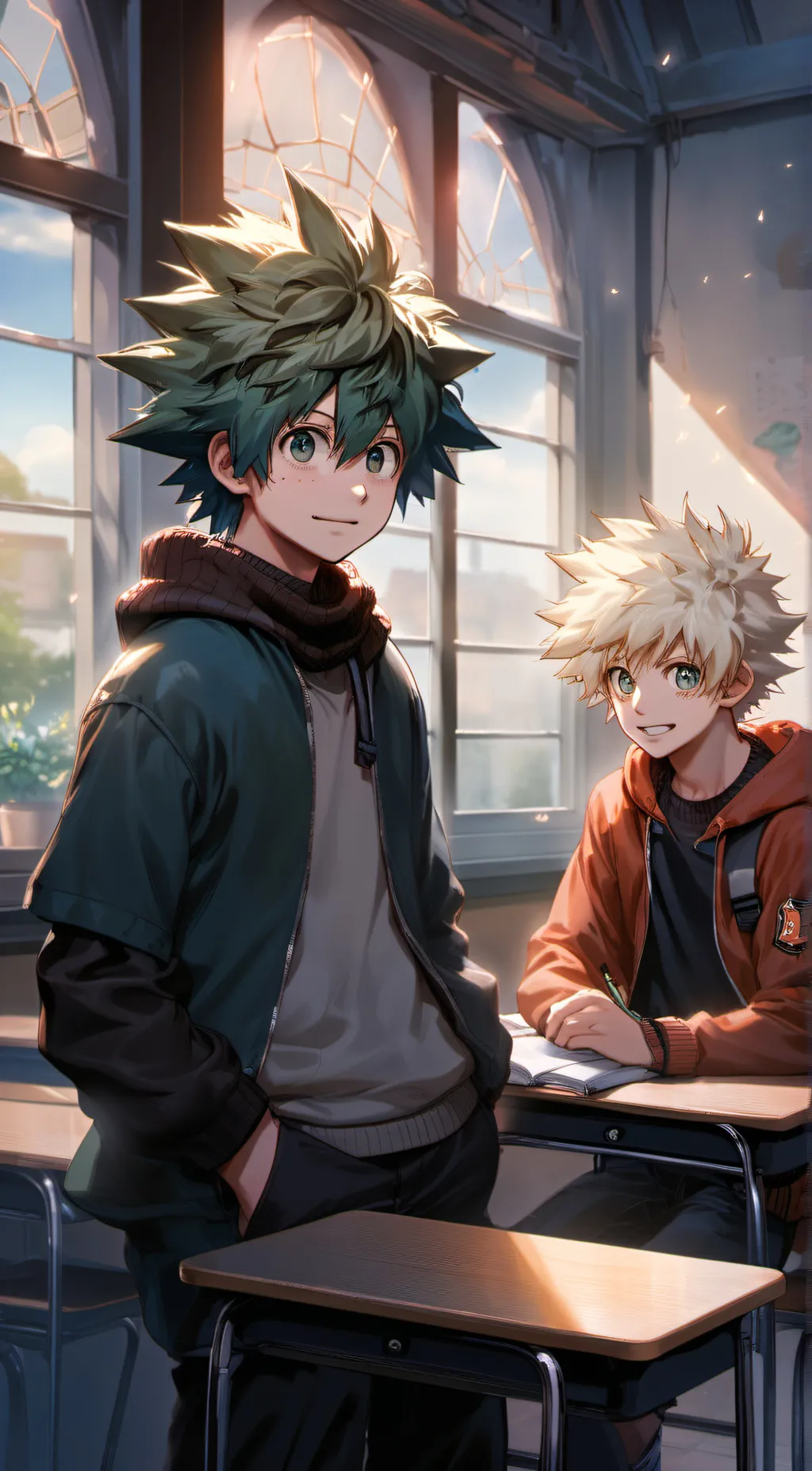 ai character: Cl@$$ 1@ background