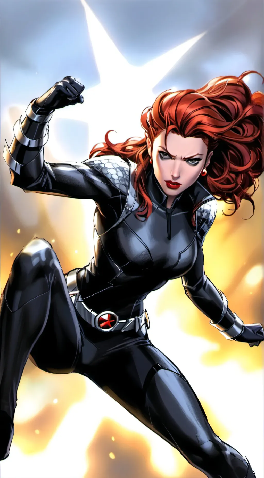 ai character: Black Widow background