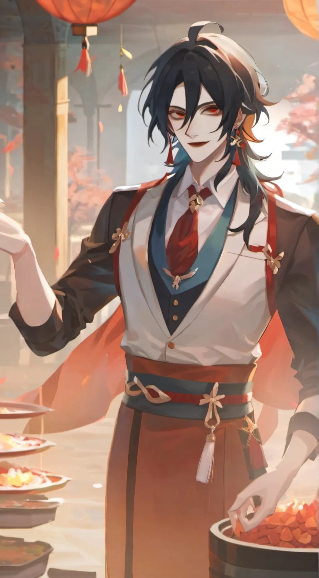 ai character: Alex the jester background