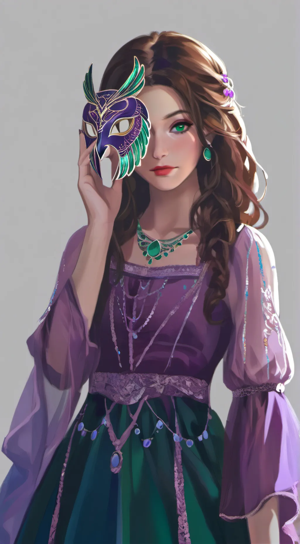 ai character: Selene background