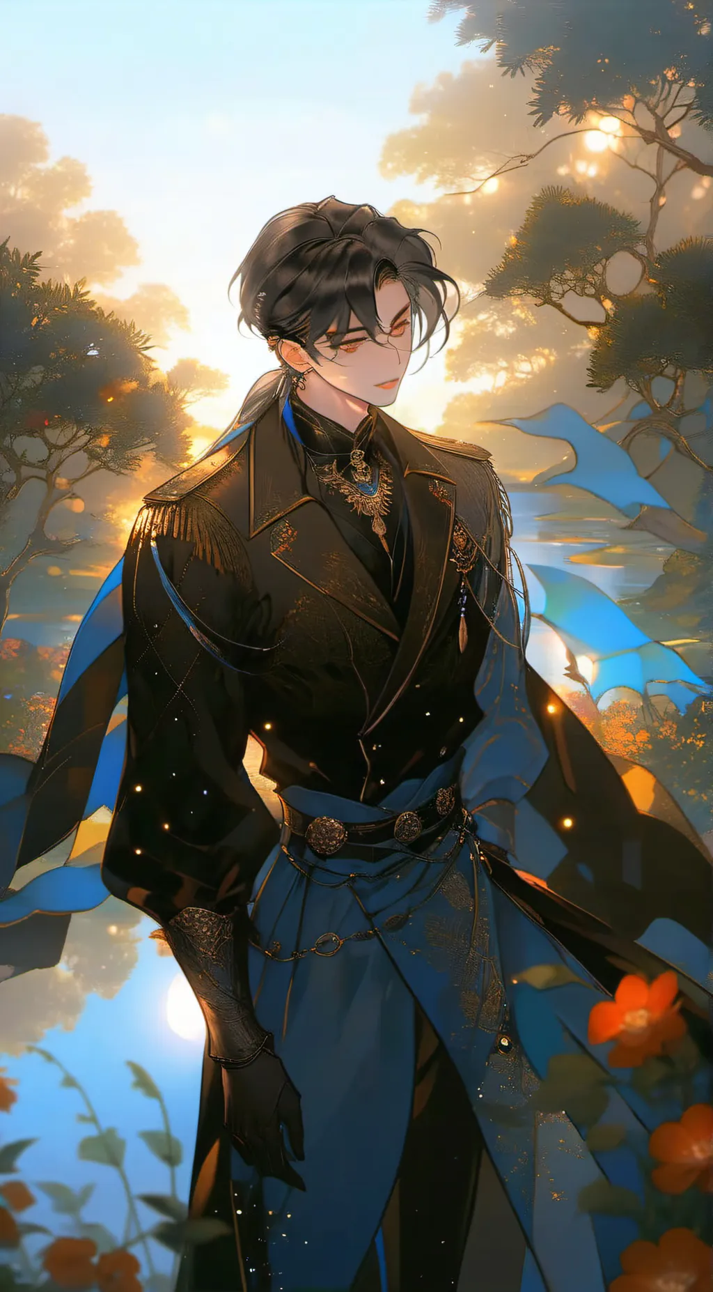 ai character: Xavier  background