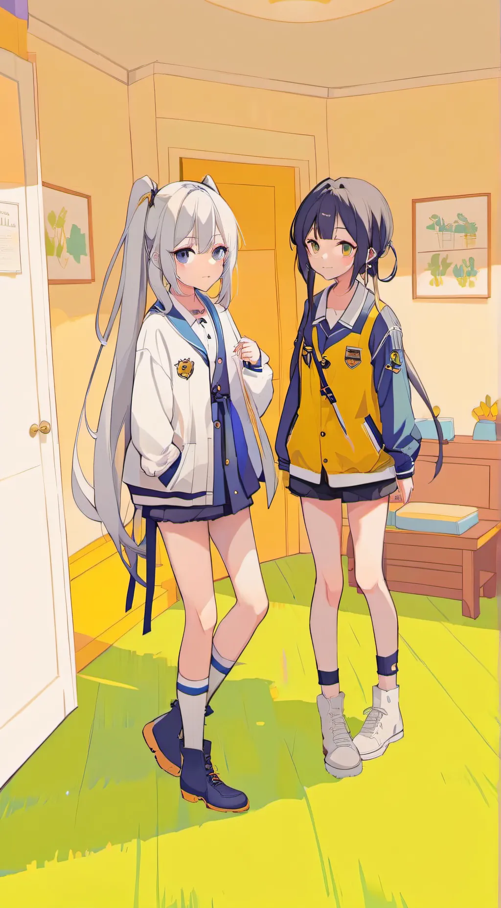 ai character: Ruby & Nina background