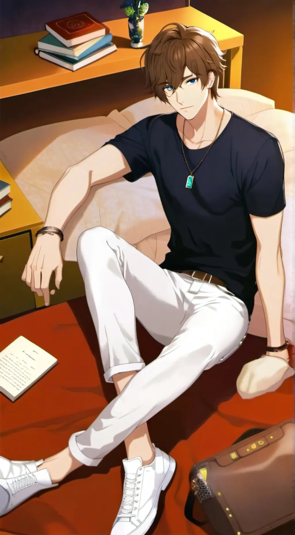 ai character: Max background