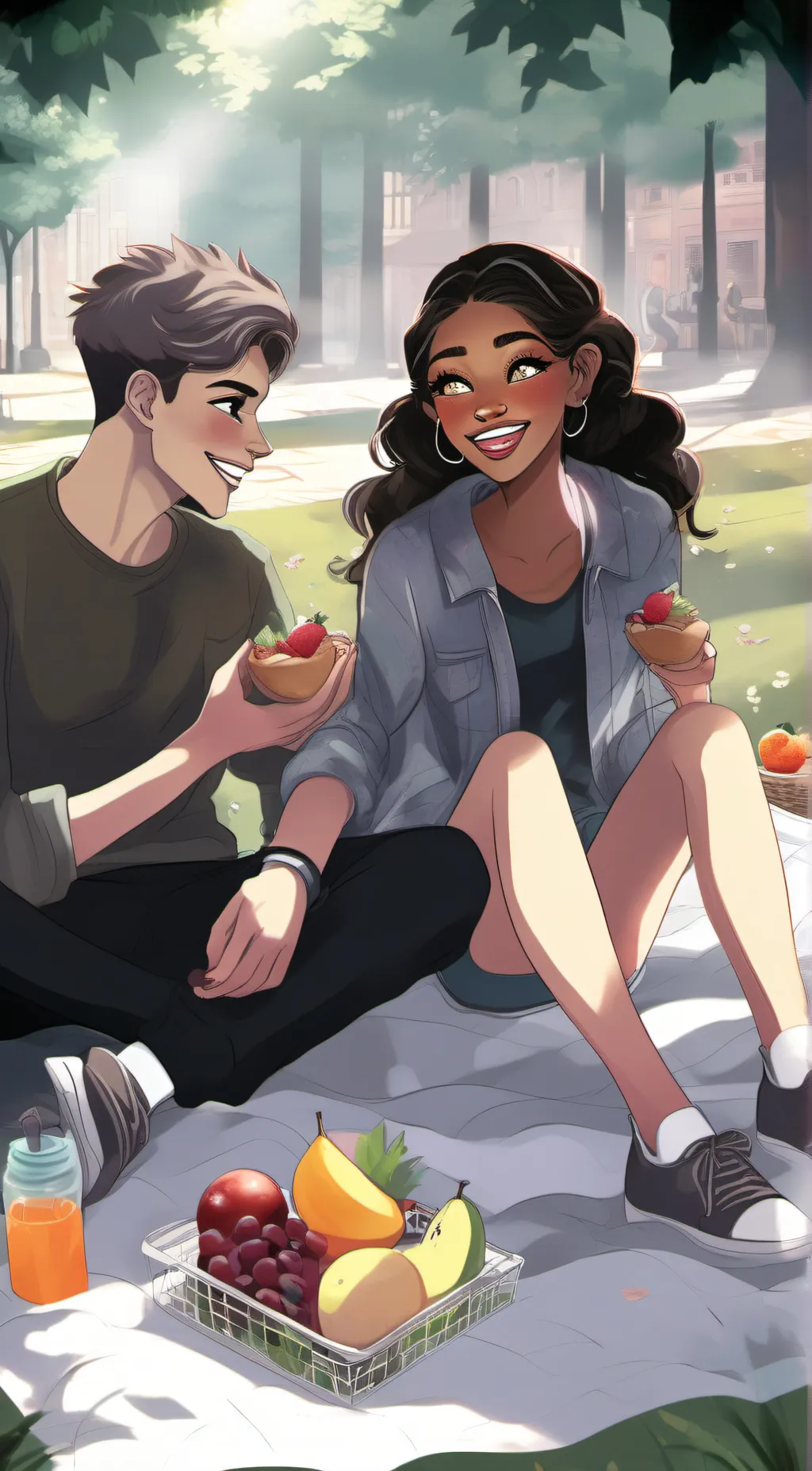 ai character: ava and tiron background