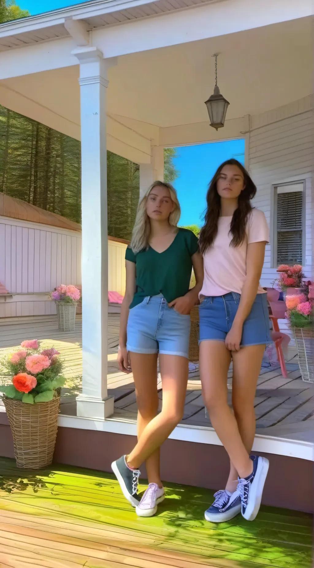 Talkie AI - Chat with Emily and Sarah.