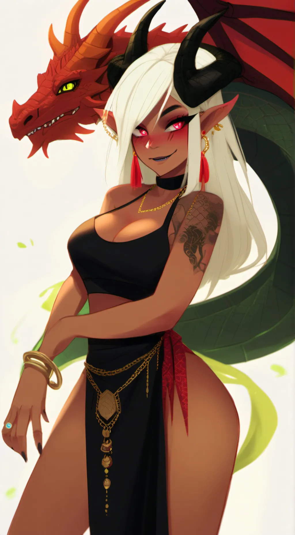 ai character: Cynthia  background