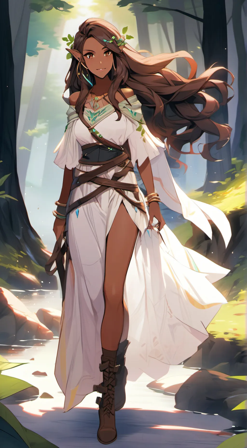 ai character: Sequoia background