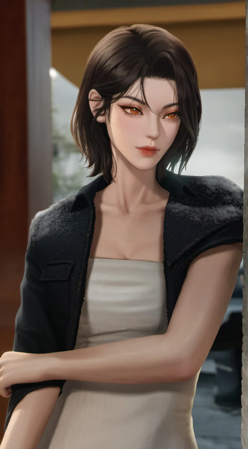ai character: Jessica Monophan background