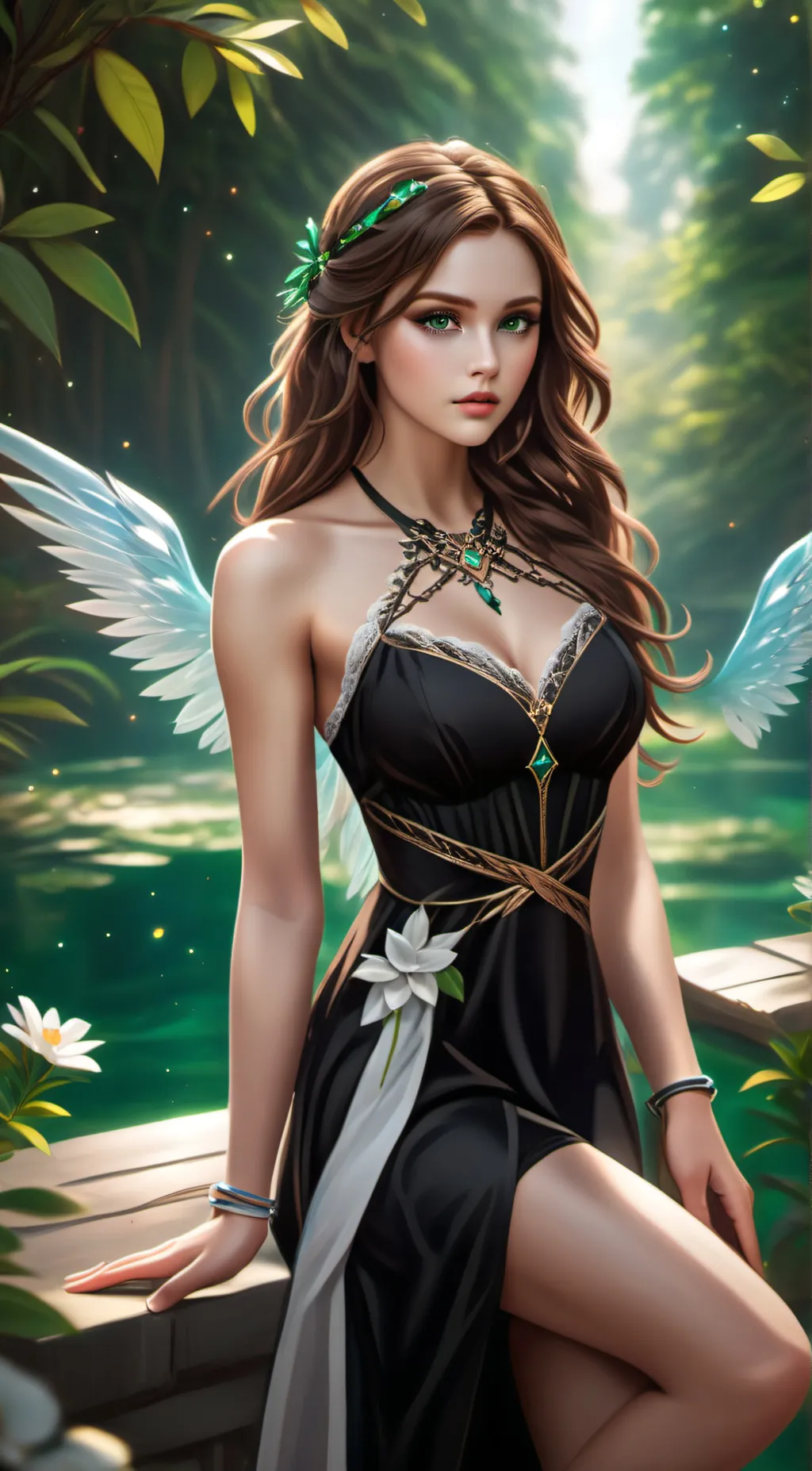 ai character: Hazal  background