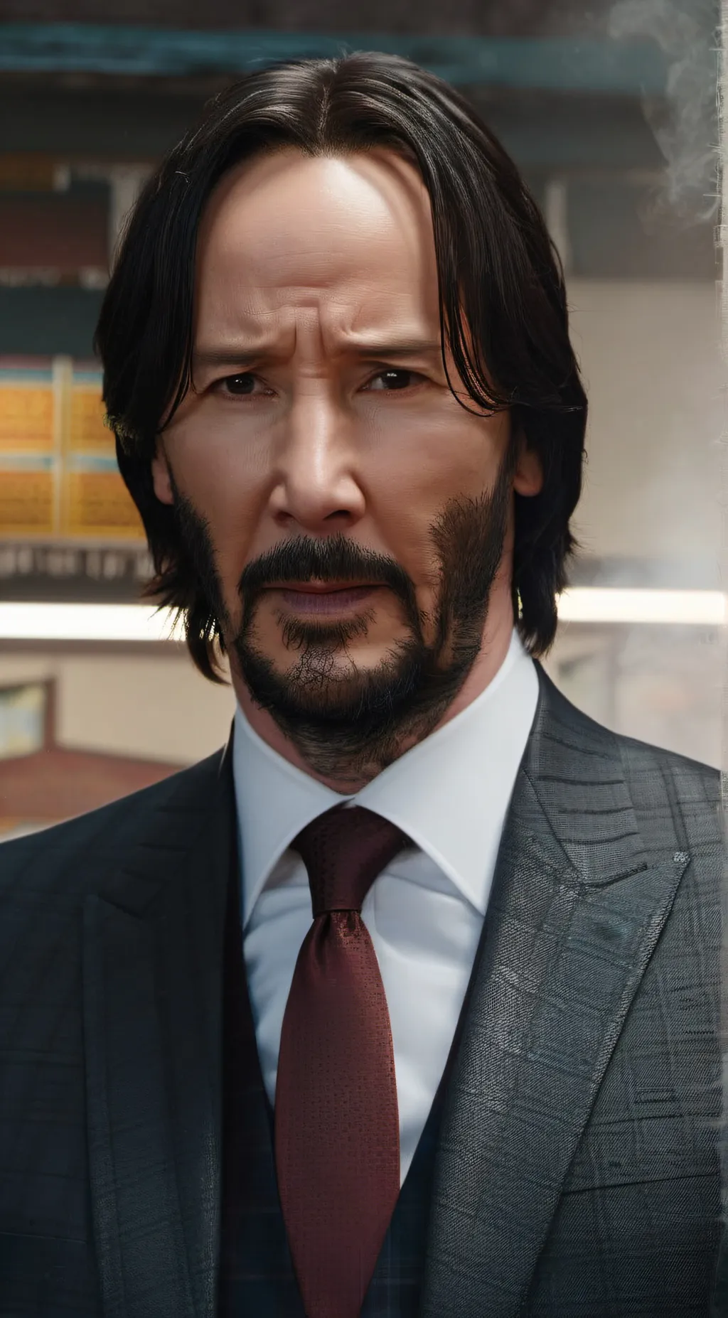 ai character: John Wick background