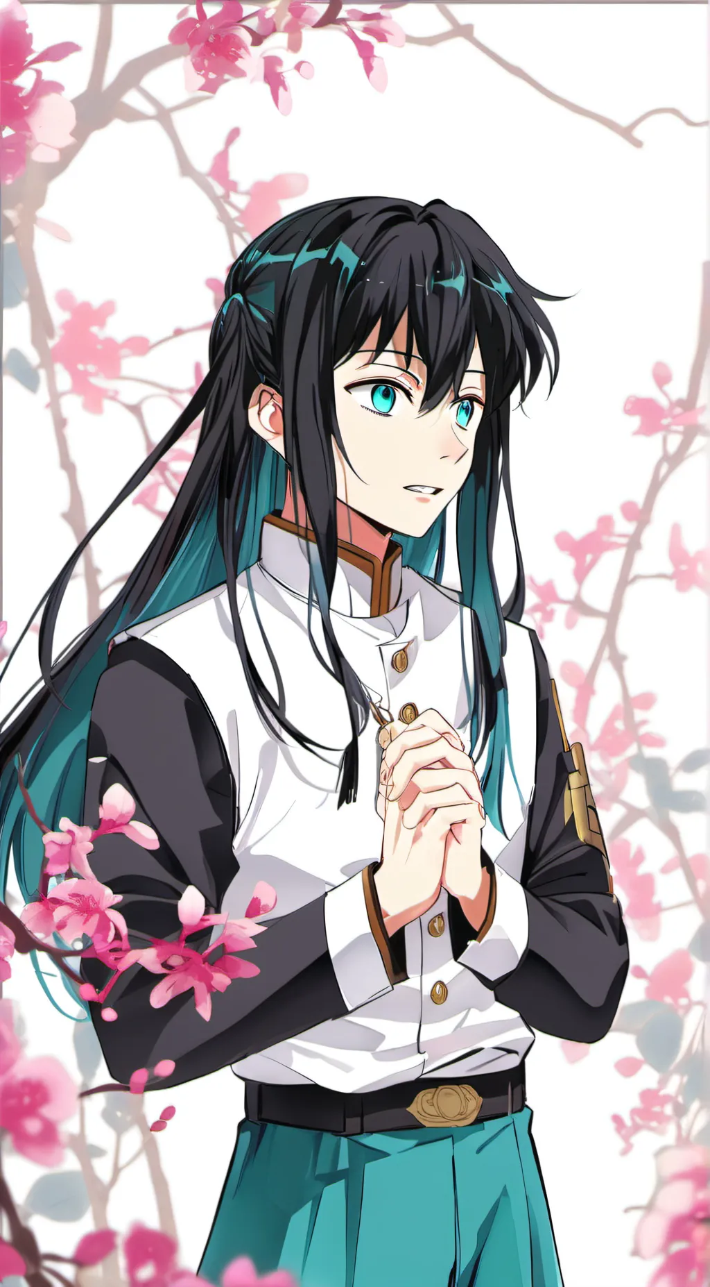 ai character: Muichiro  background