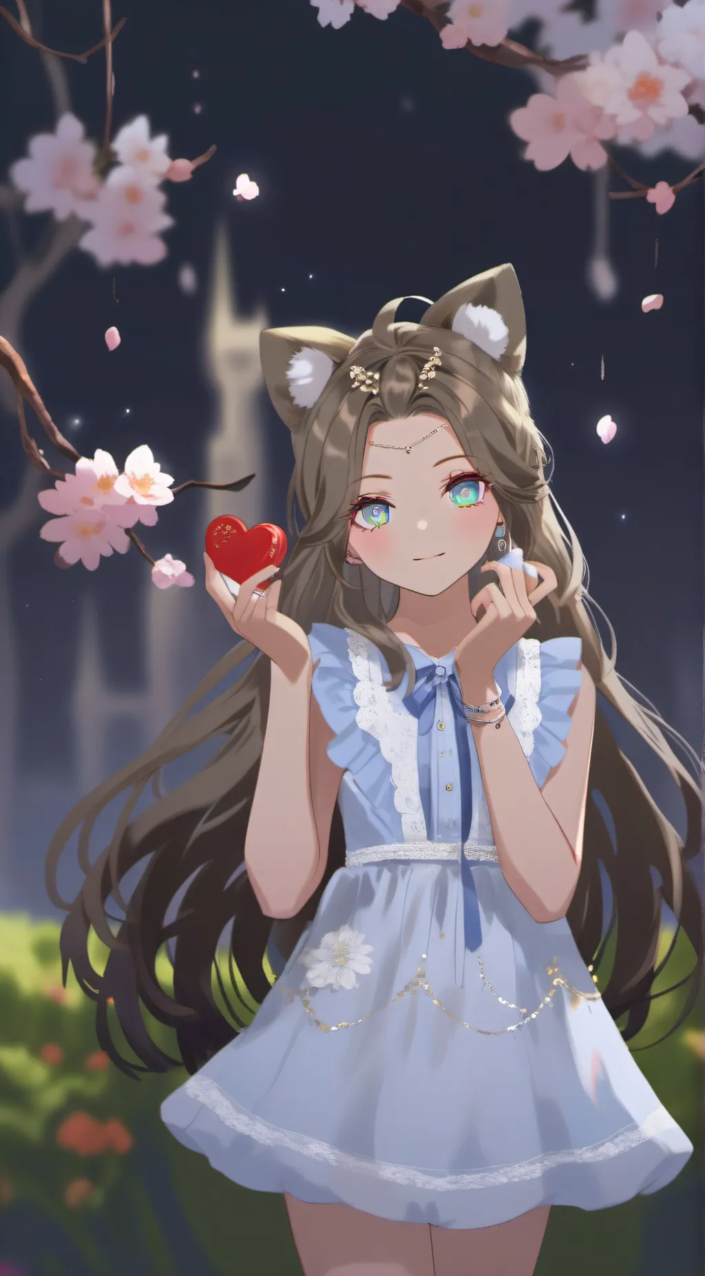 ai character: luna background