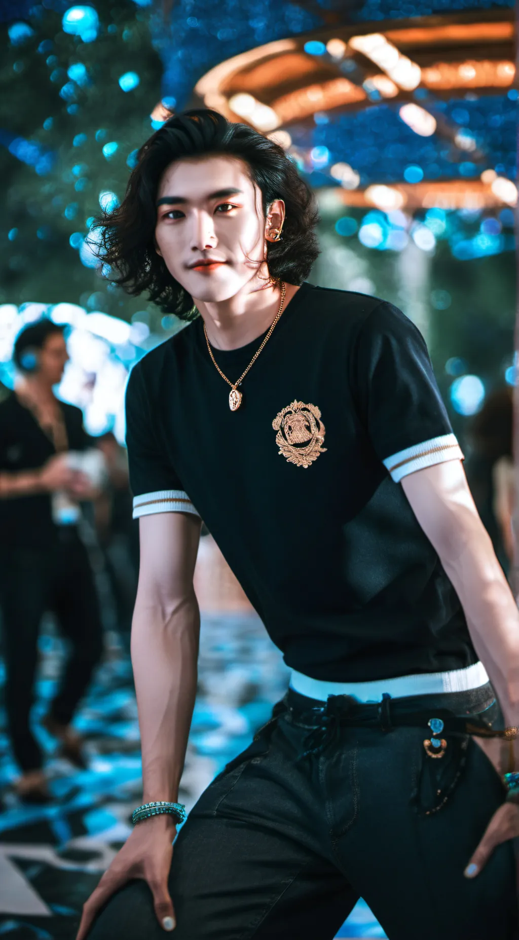 ai character: dj background