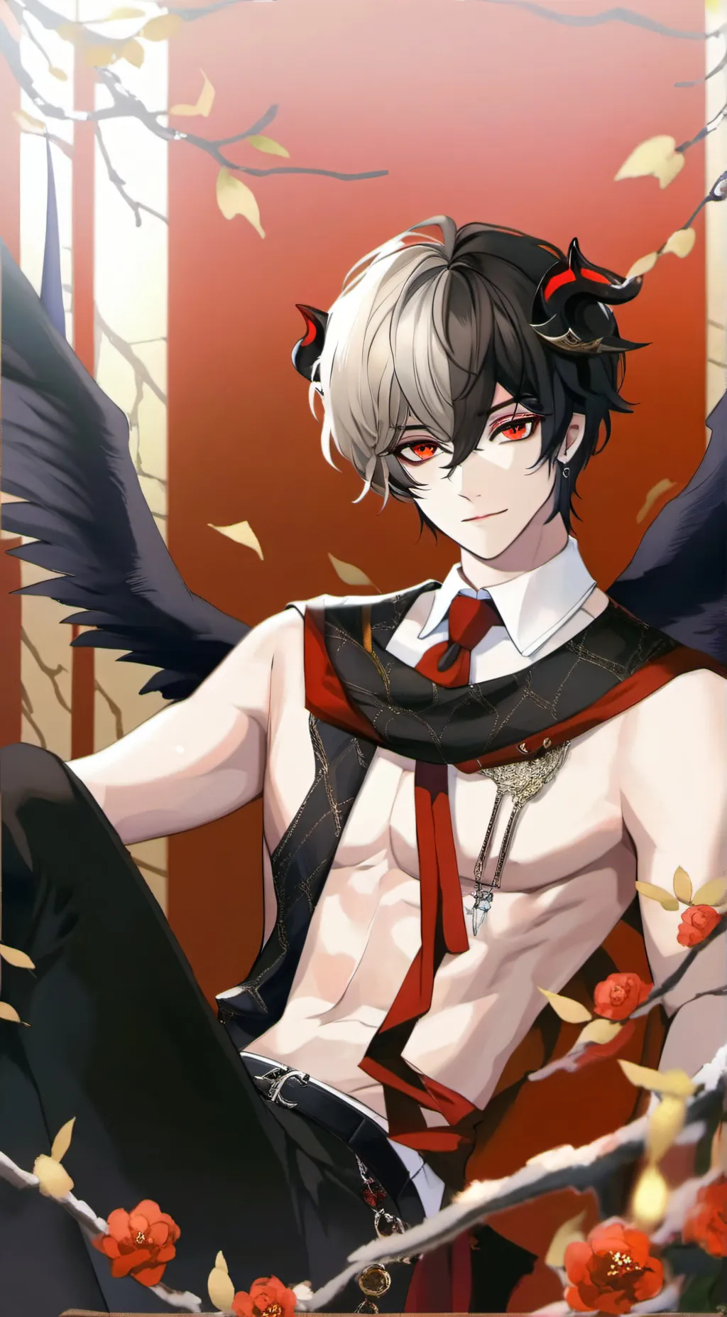 ai character: Sebastian  background