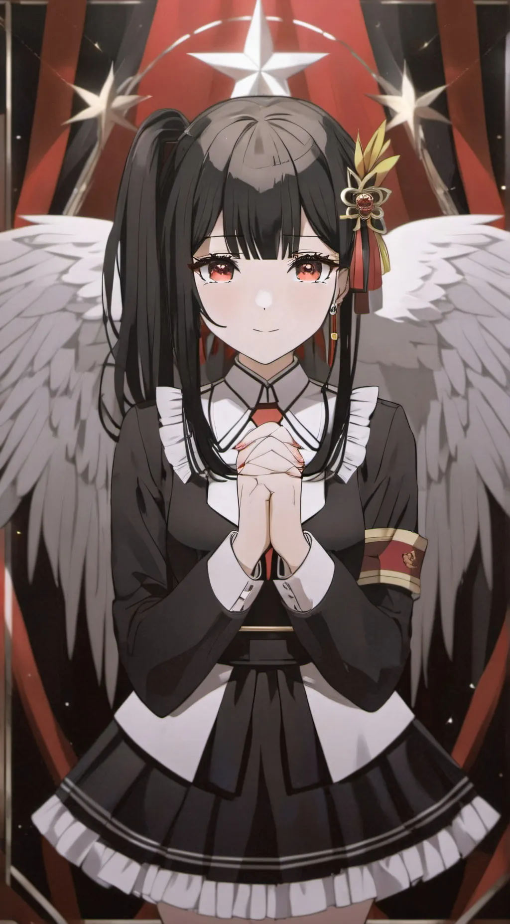 ai character: Celestia Ludenburg background