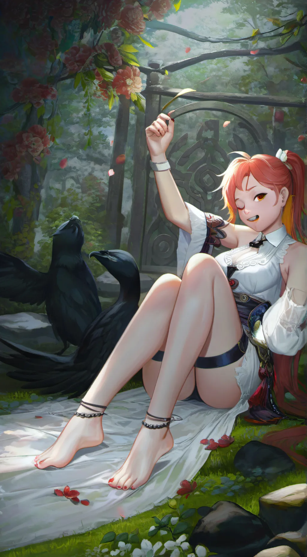 ai character: Amanda background