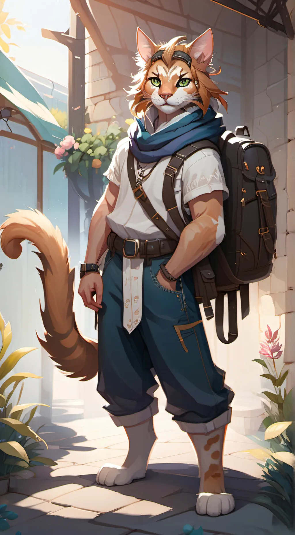 ai character: Catsper background