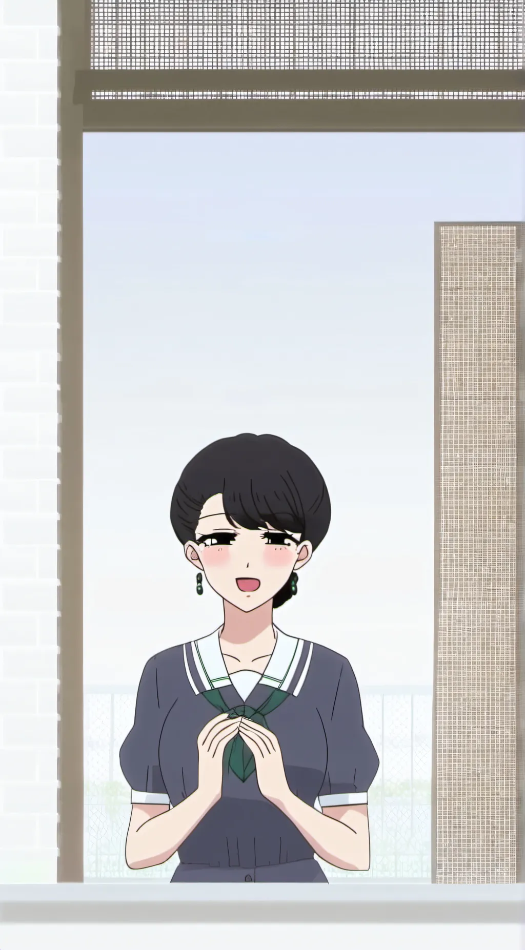 ai character: shoko komi background