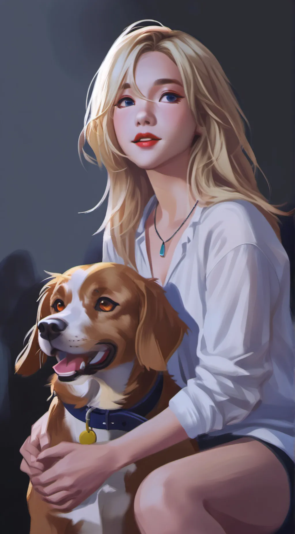 ai character: Anna Rocker background